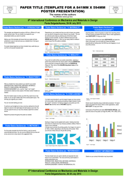 100cm by 100cm Poster Template
