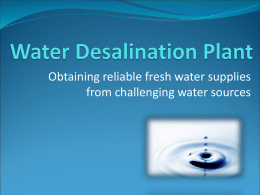 Water Desalination - www.TeachEngineering.org
