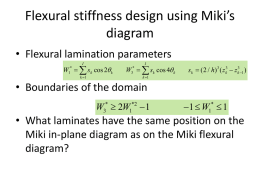 Flexural stiffness design using Miki’s diagram