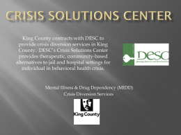 Crisis Solutions Center
