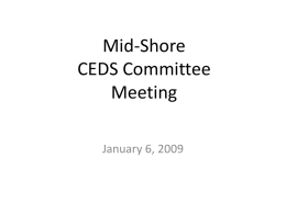 CEDS Executive Committee Meeting - Mid