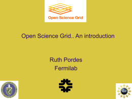 Open Science Grid Middleware