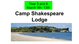 Camp Shakespeare Lodge
