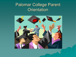 Palomar College Camp Pendleton Center New Student Orientation