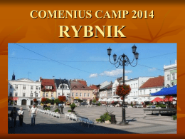 COMENIUS CAMP RYBNIK 2014