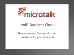 Call Centre/Enterprise SIP Trunk VoIP Solutions
