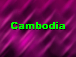 Cambodia Facts - AG Web Services