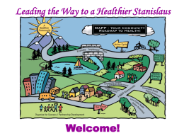 Leading the Way to a Healthier Stanislaus