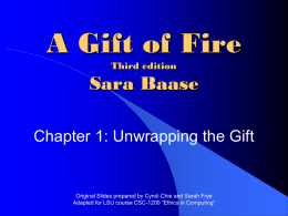 Gift of Fire - Computer Science
