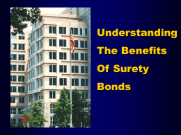Understanding the Benefits of Surety Bonds