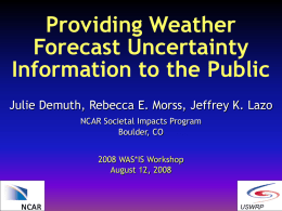 Assessing How the U.S. Public Understands and Uses Weather
