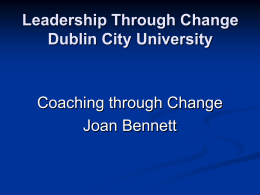 Situational Leadership - Dublin City University | DCU