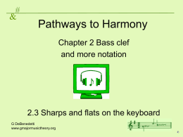 Pathways to Harmony - G Major Music Theory