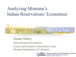 Economic Base - Montana Indian Business Alliance