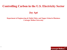 Carbon Issues - Pennsylvania Public Utility Commission