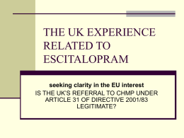 THE UK EXPERIENCE RELATED TO CASE C