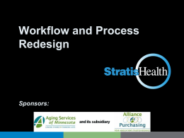Workflow and Process Rdesign | Health Information