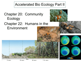 3.1 What is Ecology - Tredyffrin/Easttown School District