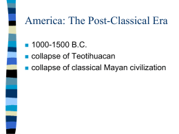 America: Post-Classical