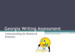 Georgia Writing Assessment