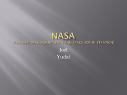 NASA (the National Aeronautics and Space Administration)