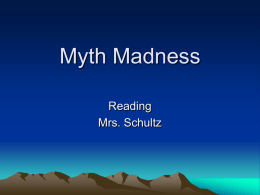 Myth Madness