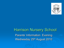 Harrison Nursery School