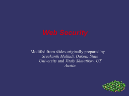 CS 378 - Network Security and Privacy