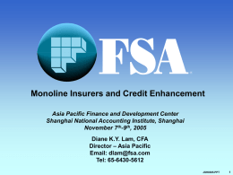 Introduction to Insured Asset Securitization