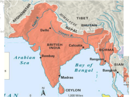 BRITISH IMPERIALISM IN INDIA - Marion City Schools / Overview