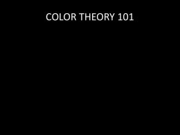 Color Theory - Union County Vocational