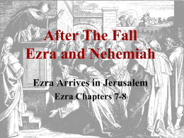 After The Fall Ezra and Nehemiah