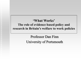 The Work-Based Welfare State