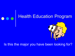 Health Education Specialist