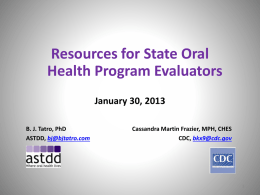 Medicaid & State Oral Health Programs