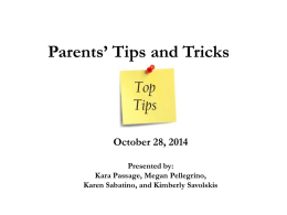 Parents Tips and Tricks
