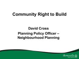 Neighbourhood Planning - Newcastle City Council