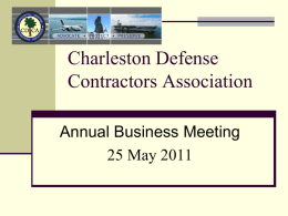 CDCA Annual Business Meeting