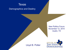 New Politics Forum - University of Texas at San Antonio
