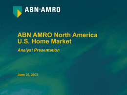 US Home Market - June 2002