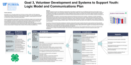 IFAS Extension Goal 3, Volunteer Development and Systems