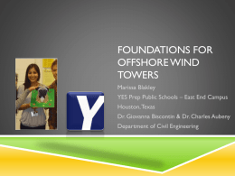 Off-shore wind energy - Texas A&M University