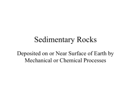Sedimentary Rocks - CoconinoHighSchool