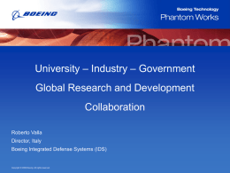 University Global Research & Development Collaboration