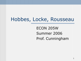 Hobbes, Locke, Rousseau - Central Web Server 2