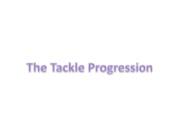 Tackle Progression - Eastern Pennsylvania Rugby Referees
