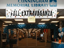The Library Extravaganza! - Northwest Missouri State