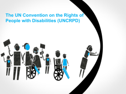 Being part of Scotland’s story under the UN Disability