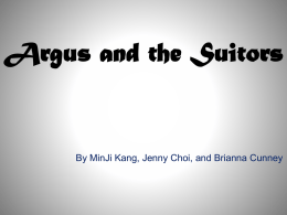 Argus and the Suitors - Ms. Dowling Murphy's English