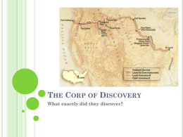 The Corp of Discovery